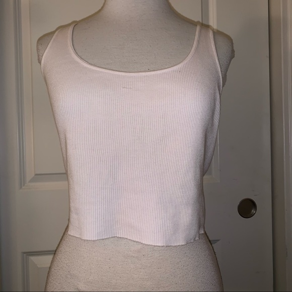 Brandy Melville Tops - Brandy Melville Ribbed Pink TankTop